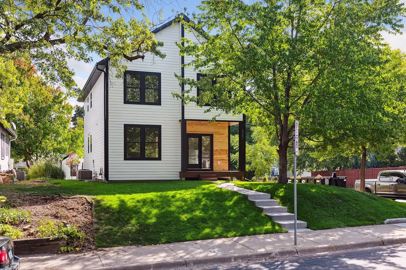 Completed exterior work near Bloomington, Minnesota