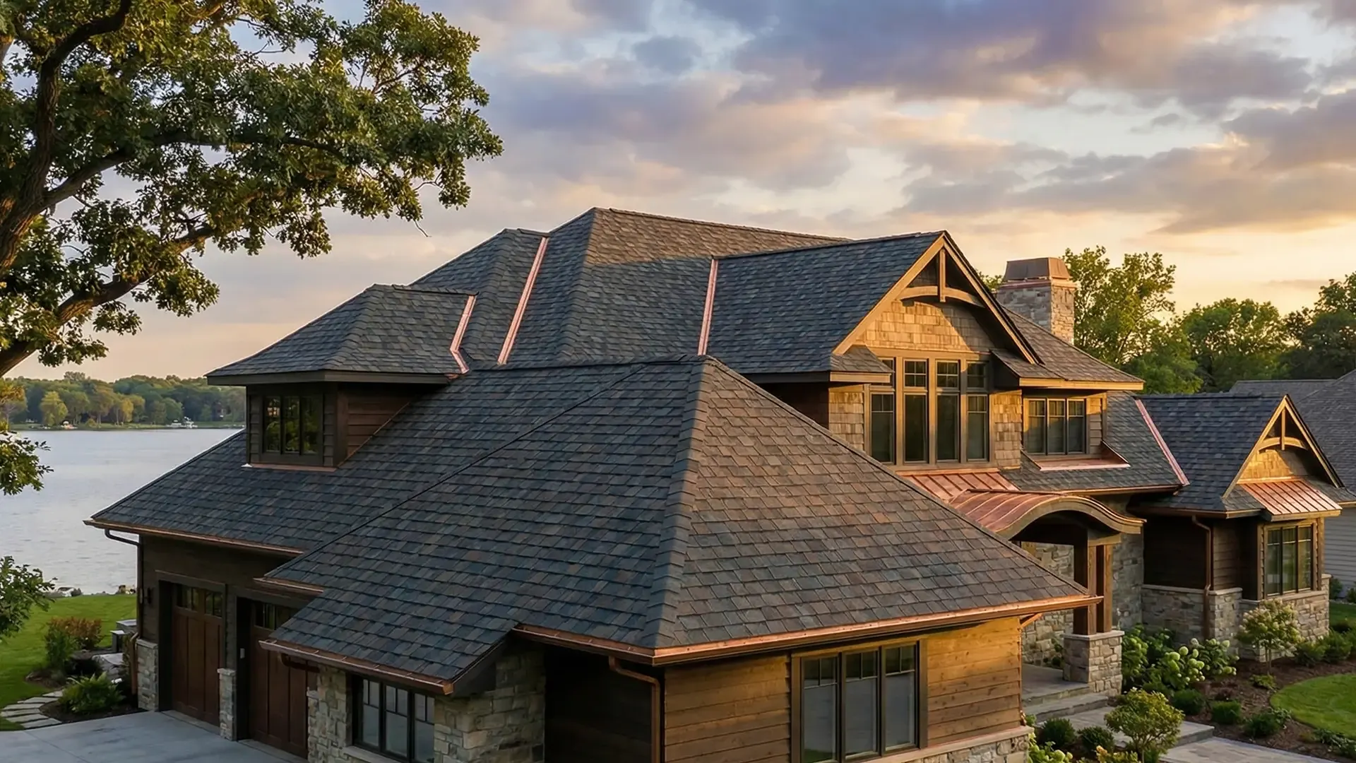 Dimensional designer asphalt roof